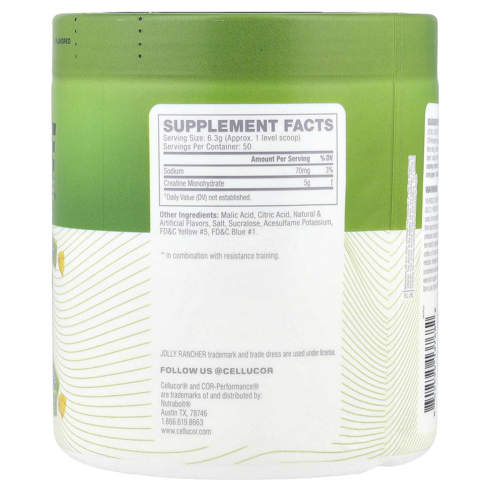 Jolly Ranch Lean Snapklik.com : Creatine Powder, Jolly Rancher Green Apple - Increases ...