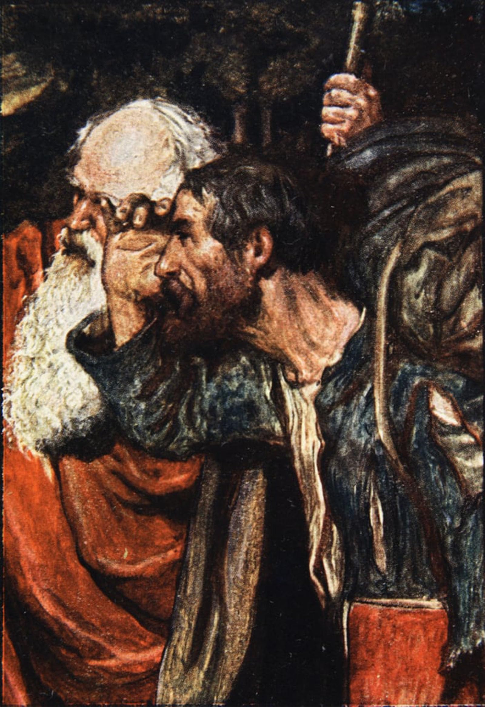 Posteriik No Frame Famous Modern Artwork Art Mural Do You See Yonder Wicket-Gate Illustration From The Pilgrim's Progress By Byam Liston Shaw Oil Paintings Pictures For Home Decor 60X90cm