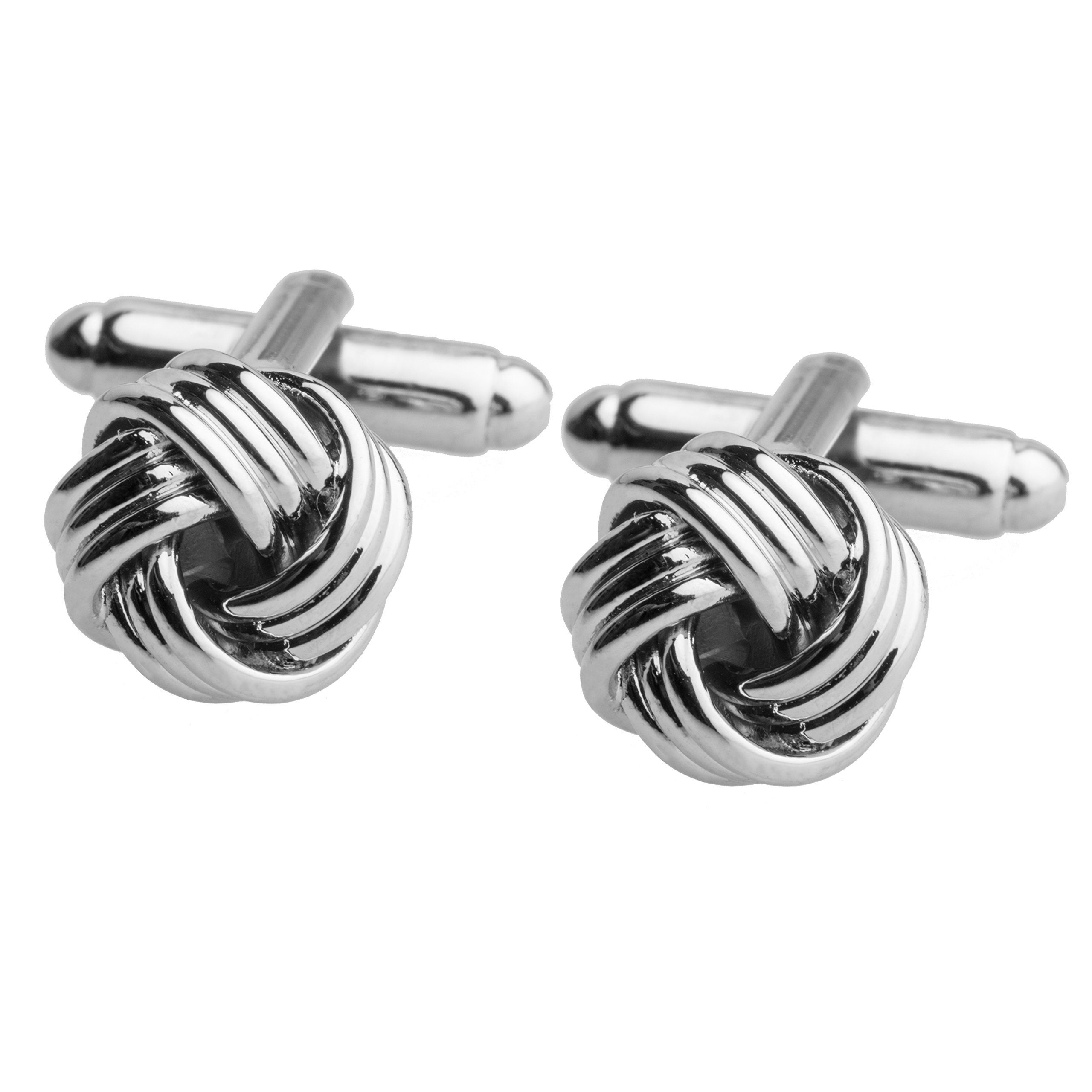 Shining Jewel - By Shivansh Shining Jewel Silver Plated Classic Knot Design Cufflinks For Men (Sj_7035) (B06XTZ7SK4) Amazon Price History, Amazon Price Tracker
