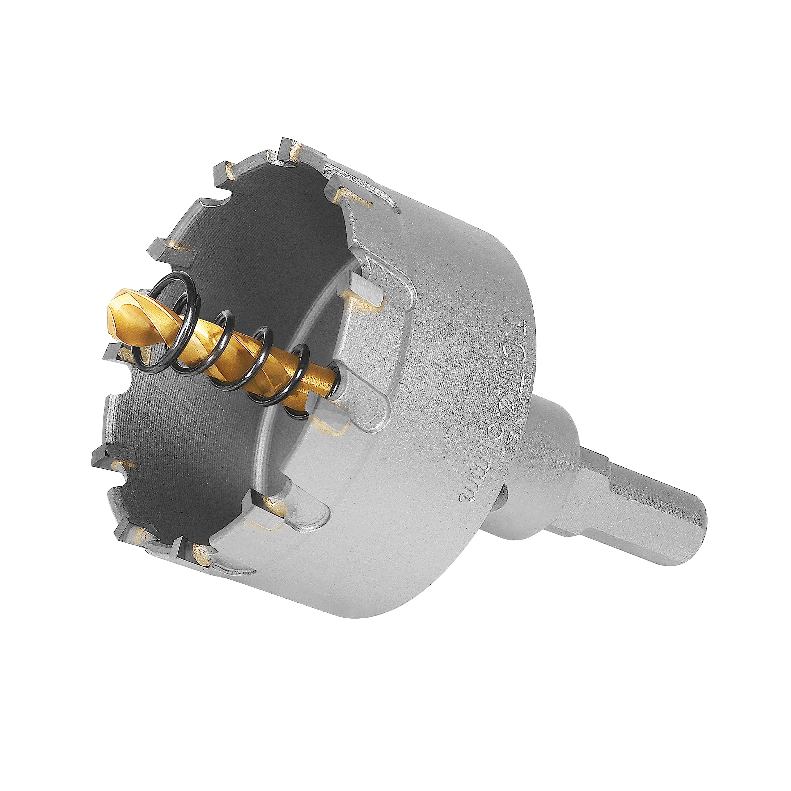 AOKAIMIAR 2 Inch Carbide Hole Saw with Titanium Plated Center Drill Bit, Heavy Duty TCT Hole Saw Metal Hole Cutter for Stainless Steel Iron Copper