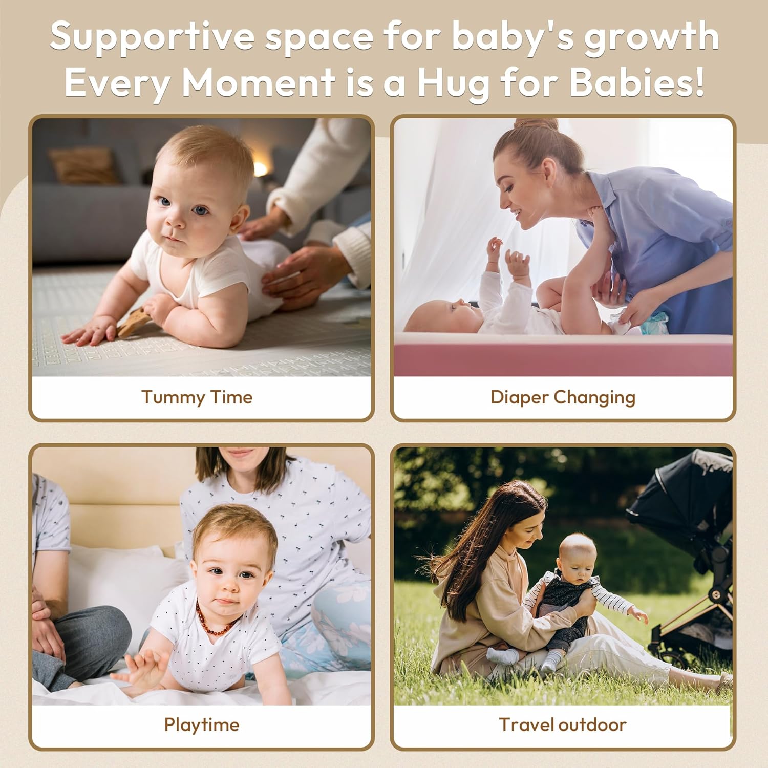 Freejoy Baby Lounger for Newborn, Portable Baby Nest, Soft Cotton Breathable Washable Infant Lounger for Home and Travel (Pink) - Image 6