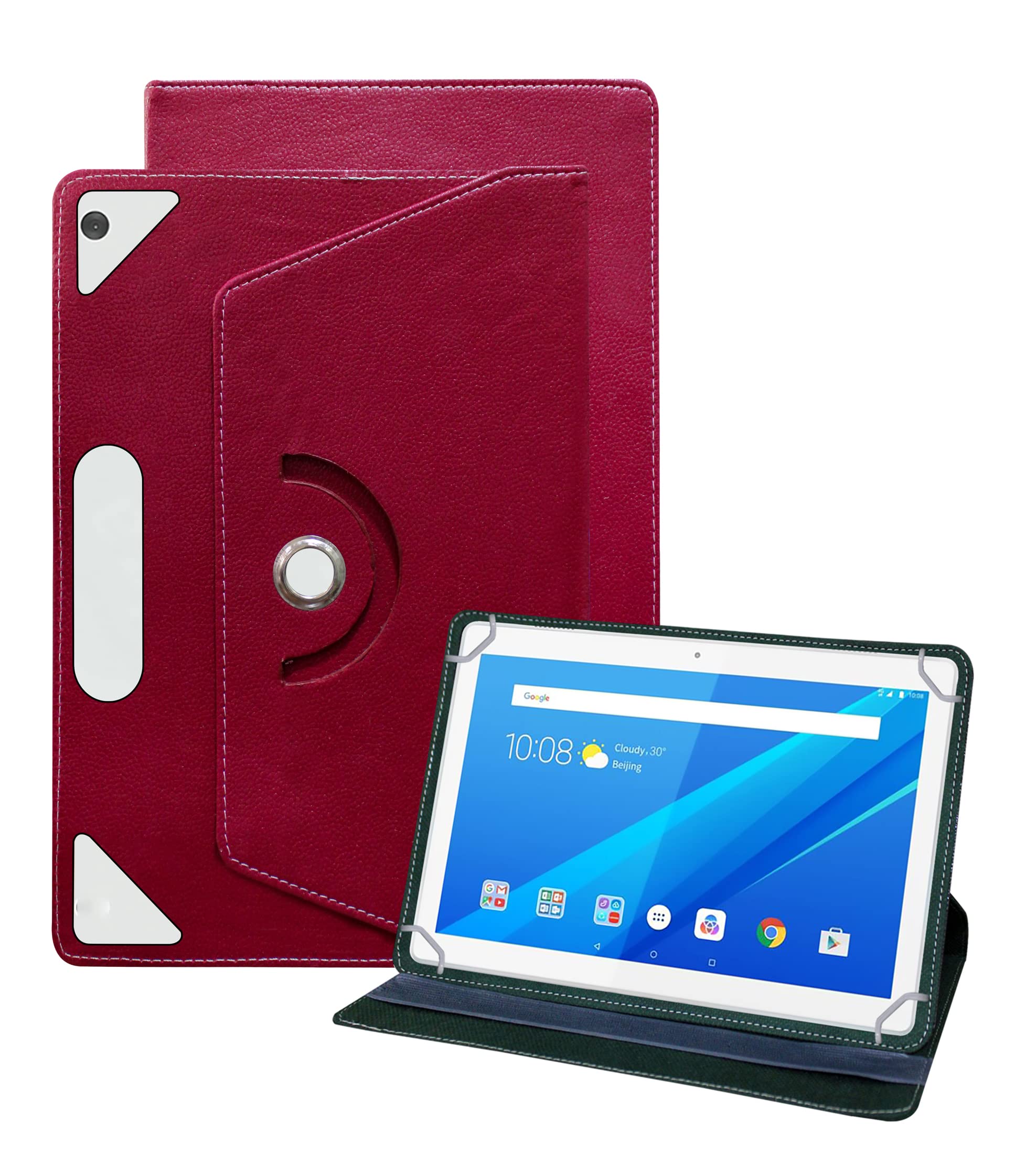 TGK Rotating Cover for Lenovo Tab M10 HD TB-X505F TB-X505L TB-X505X TB-X605L TB-X605F - Wine Red Universal 360 Degree Leather Rotary Swivel Stand Case (B09XMHX348) Amazon Price History, Amazon Price Tracker