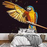 Vista 26 de SIGNWIN Adhesivo mural removible para pared, niebla y niebla, montaña, ladera, bosque, naturaleza, desierto, fotografía, realismo, paisaje