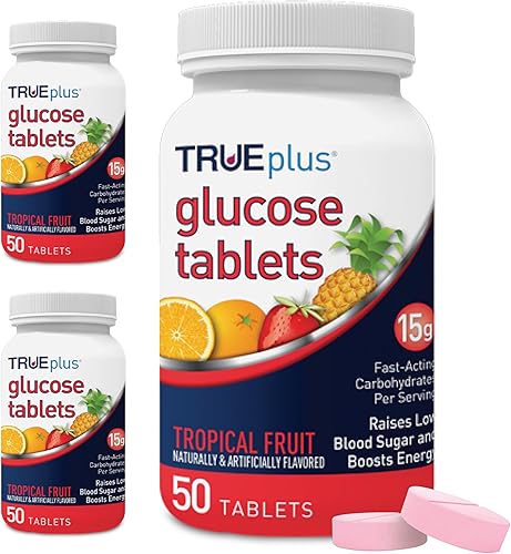 Vista 35 de TRUEplus® Tabletas de glucosa, naranja - 50ct