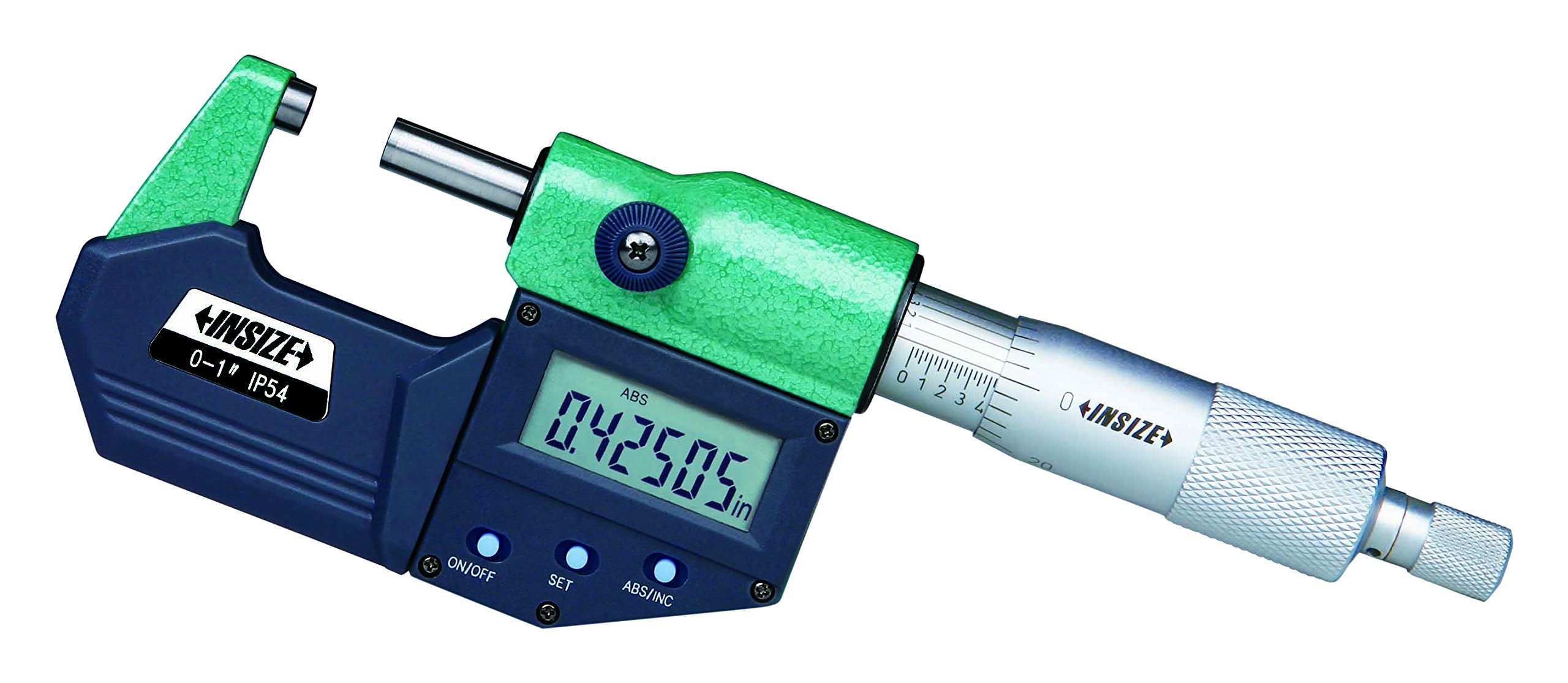 INSIZE 3108-2 micrómetro electrónico exterior, 1 pulgada -2 pulgadas