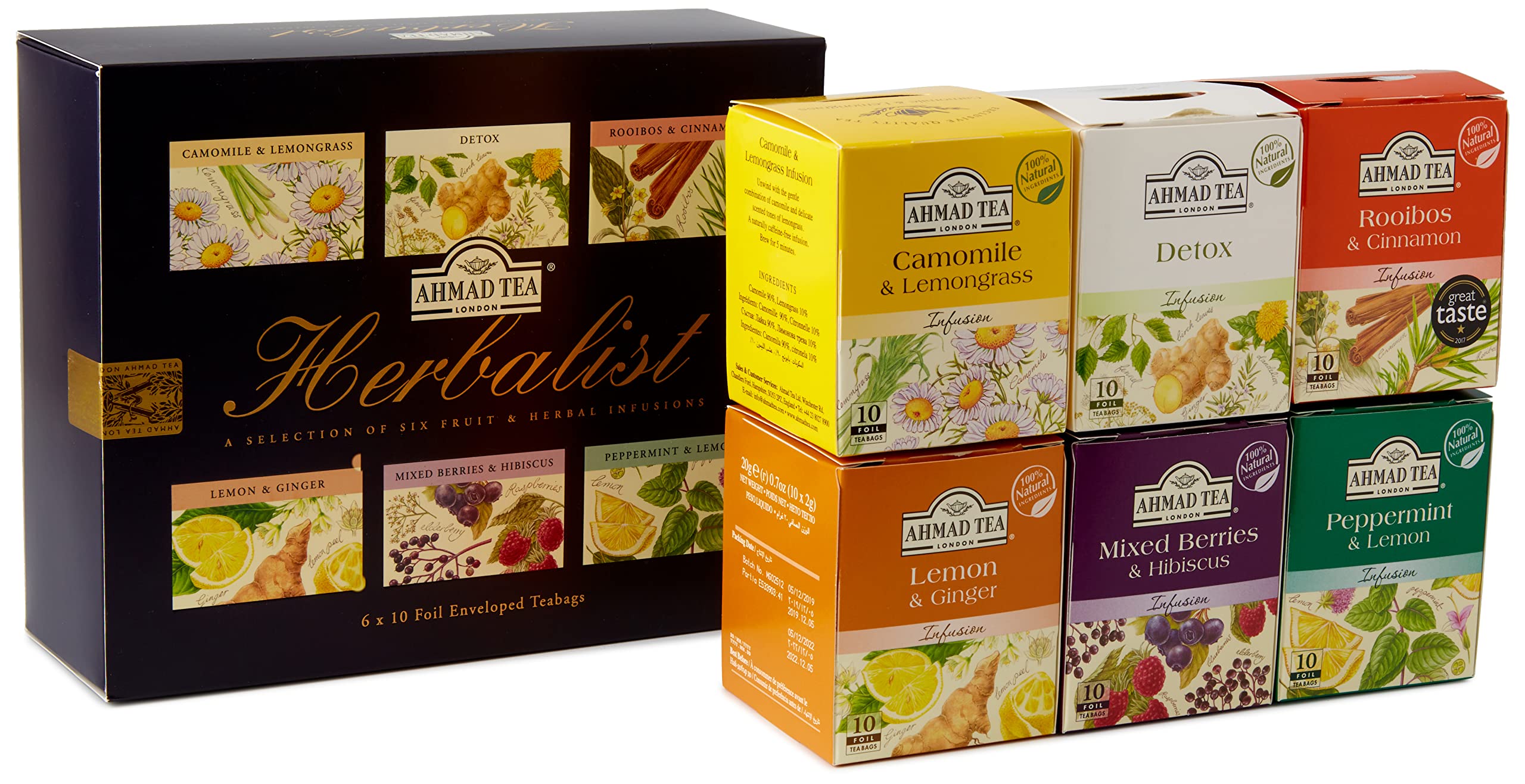 Ahmad Tea Herbal tea selection pack Herbal teas, Herbal infusions