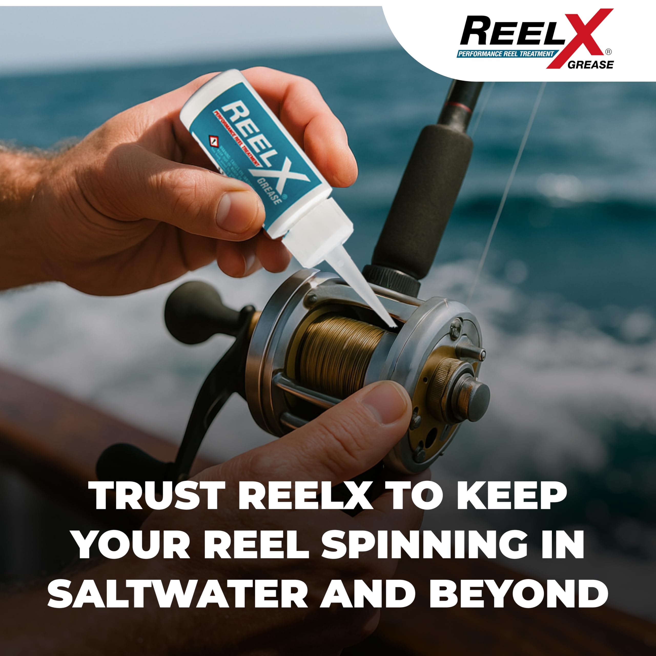 ReelX Corrosion Technologies Grasa 77960 (1 oz) Grasa de carrete definitiva para lubricación, prevención de corrosión y control