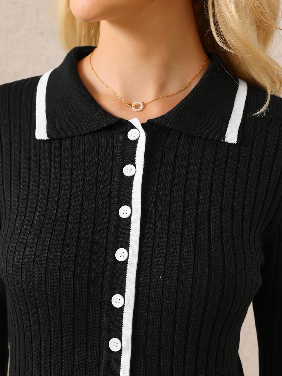 Women's Sweater Dress Knitted Ribbed A-Line Long Sleeve Dresses