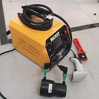 HDPE Electrofusion welding coupler fitting machine 20 to 315mm touch screen with 500Memory storage with scanner and scrapper