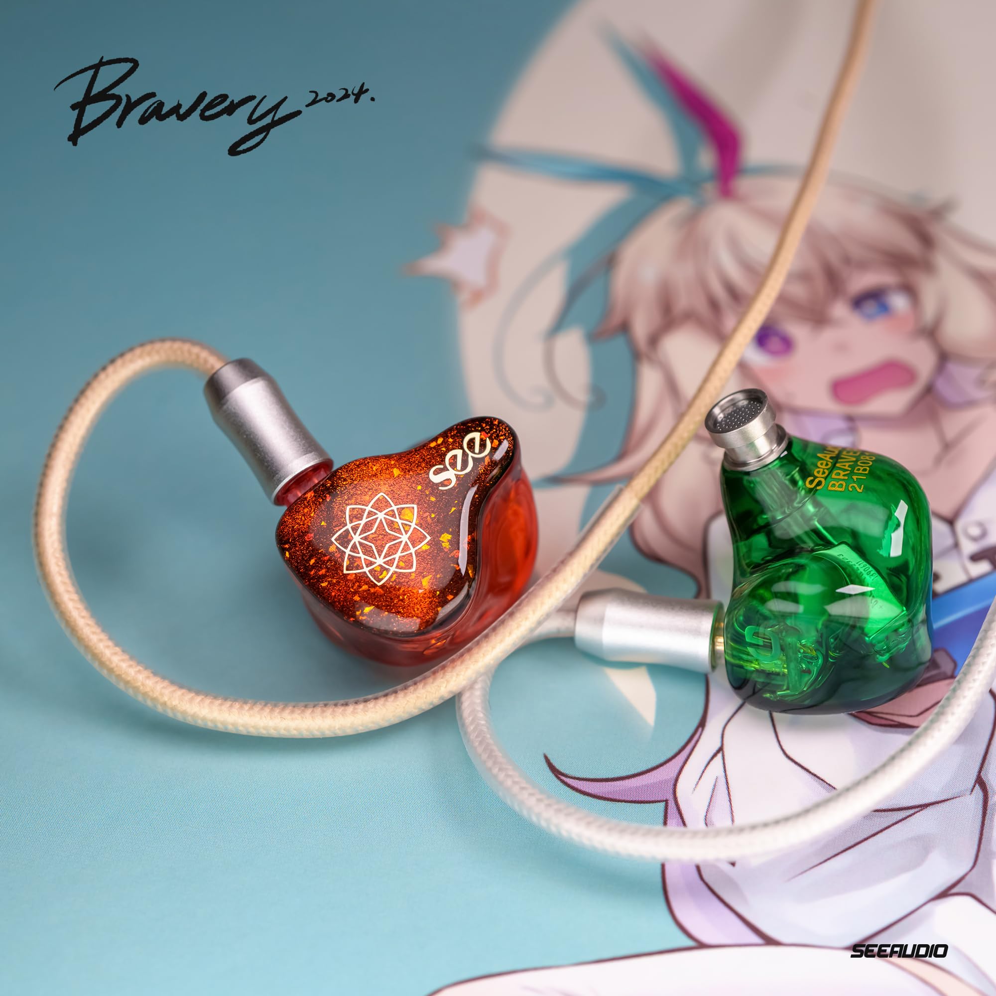 【新品】SeeAudio Bravery 24 Amazon.com: syeindunce SeeAudio Bravery '24 4BA Drivers IEM