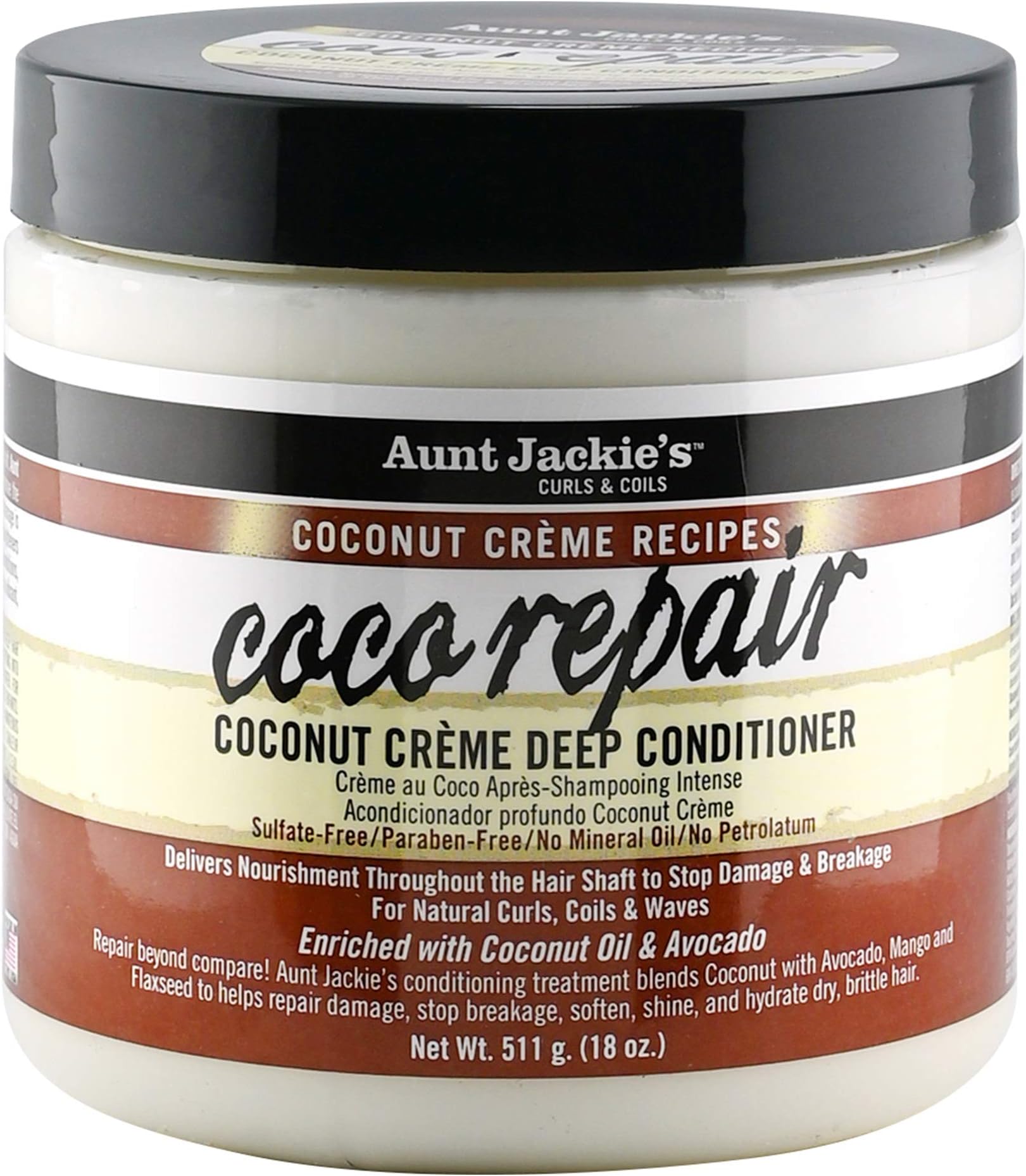 Curls and Coils Quench Moisture Intensive Leave-In Hair Conditioner for Natural Curls, Coils and Waves, Enriched with Shea Butter, White, 18 Ounce