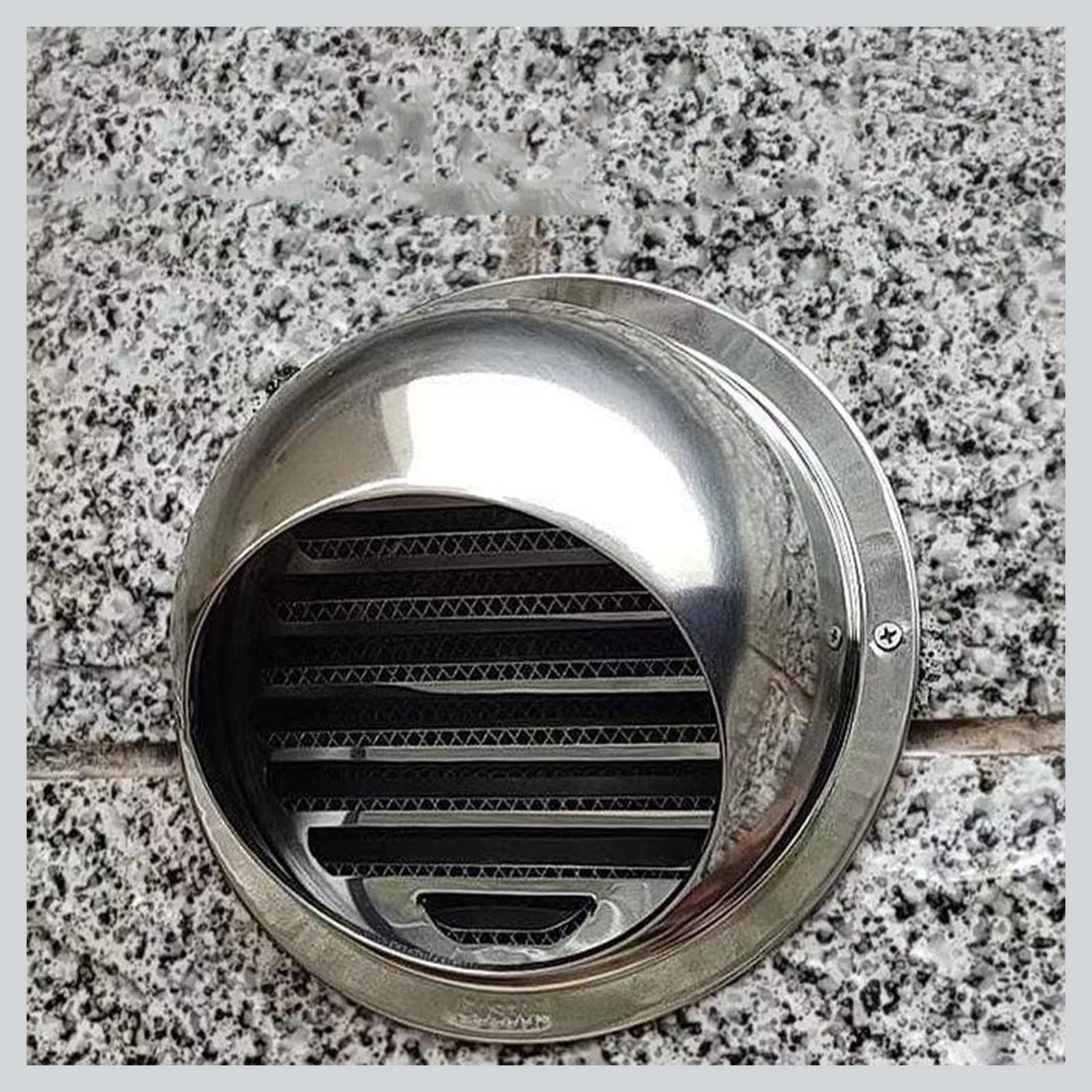 Cubierta de ventilación redonda para eliminar humos en conductos de cocinas caseras de 80mm