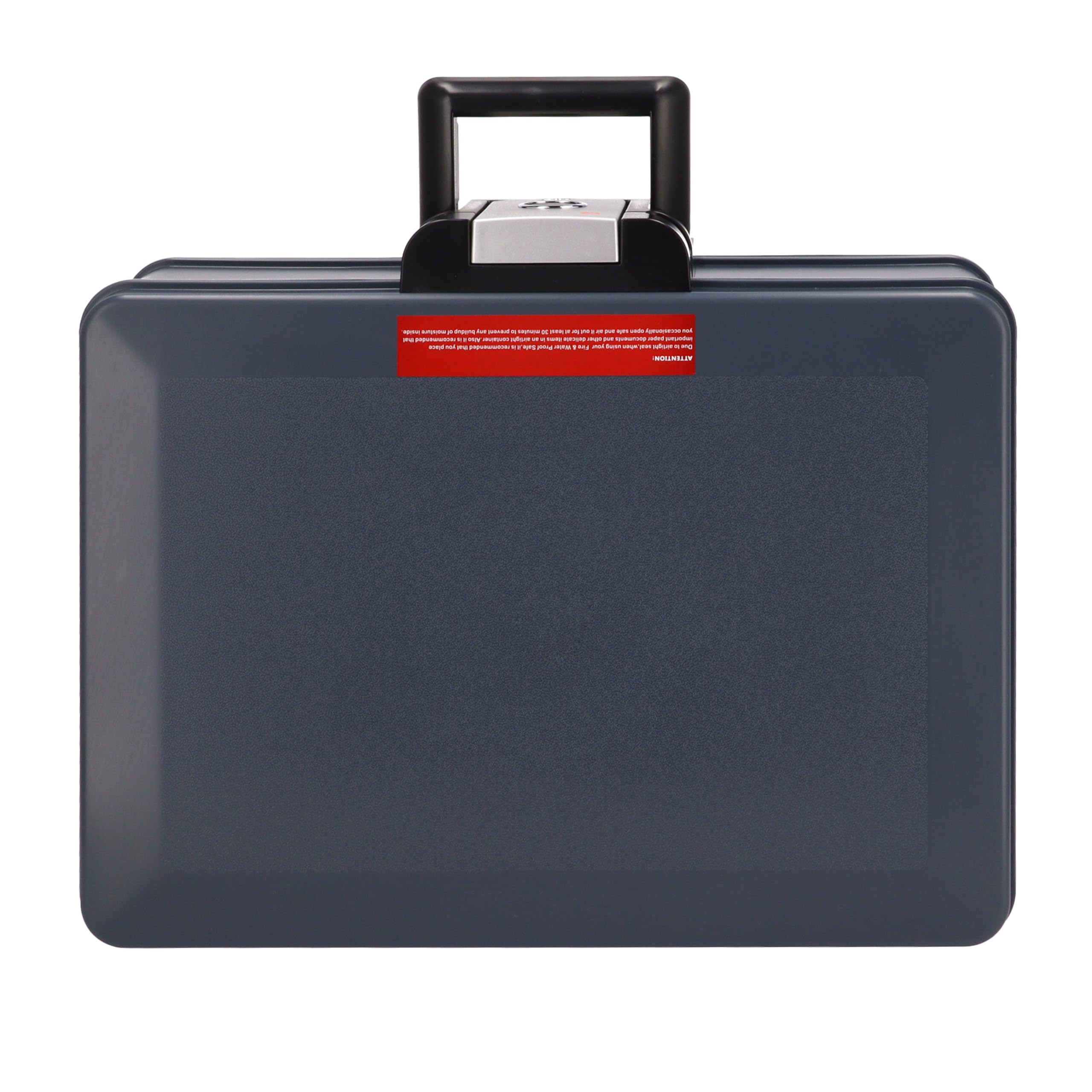 Zertifizierte Feuerfeste Dokumentenbox 2017 A4, Safe Tresor Feuerfest Wasserdicht mit Schlüssel, Feuerfeste Box für Geld & Dokumente, Tragbarer Safe Box mit Griff H 15,5 x B 40,7 x T 32,1 cm