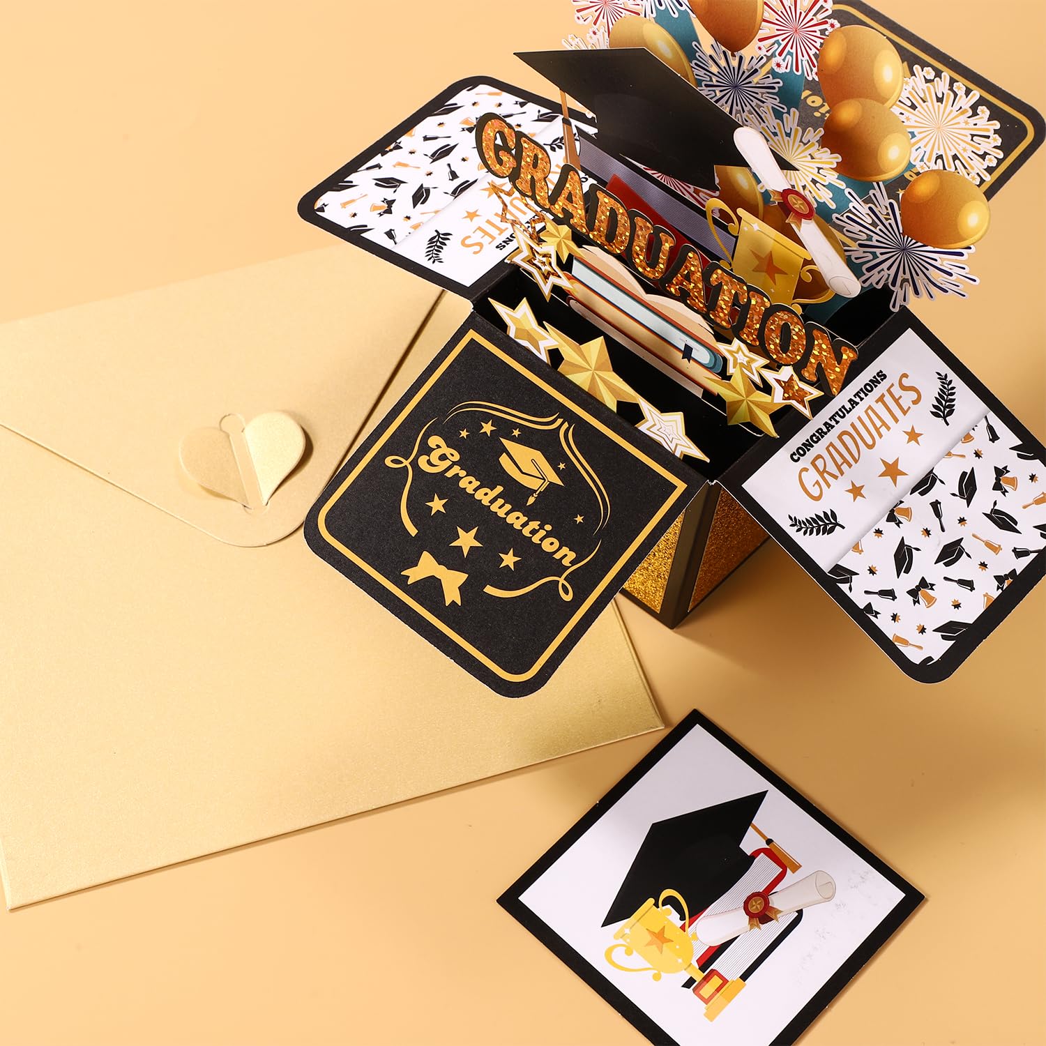 Lyreh Pop Up Graduation Card - Image 3