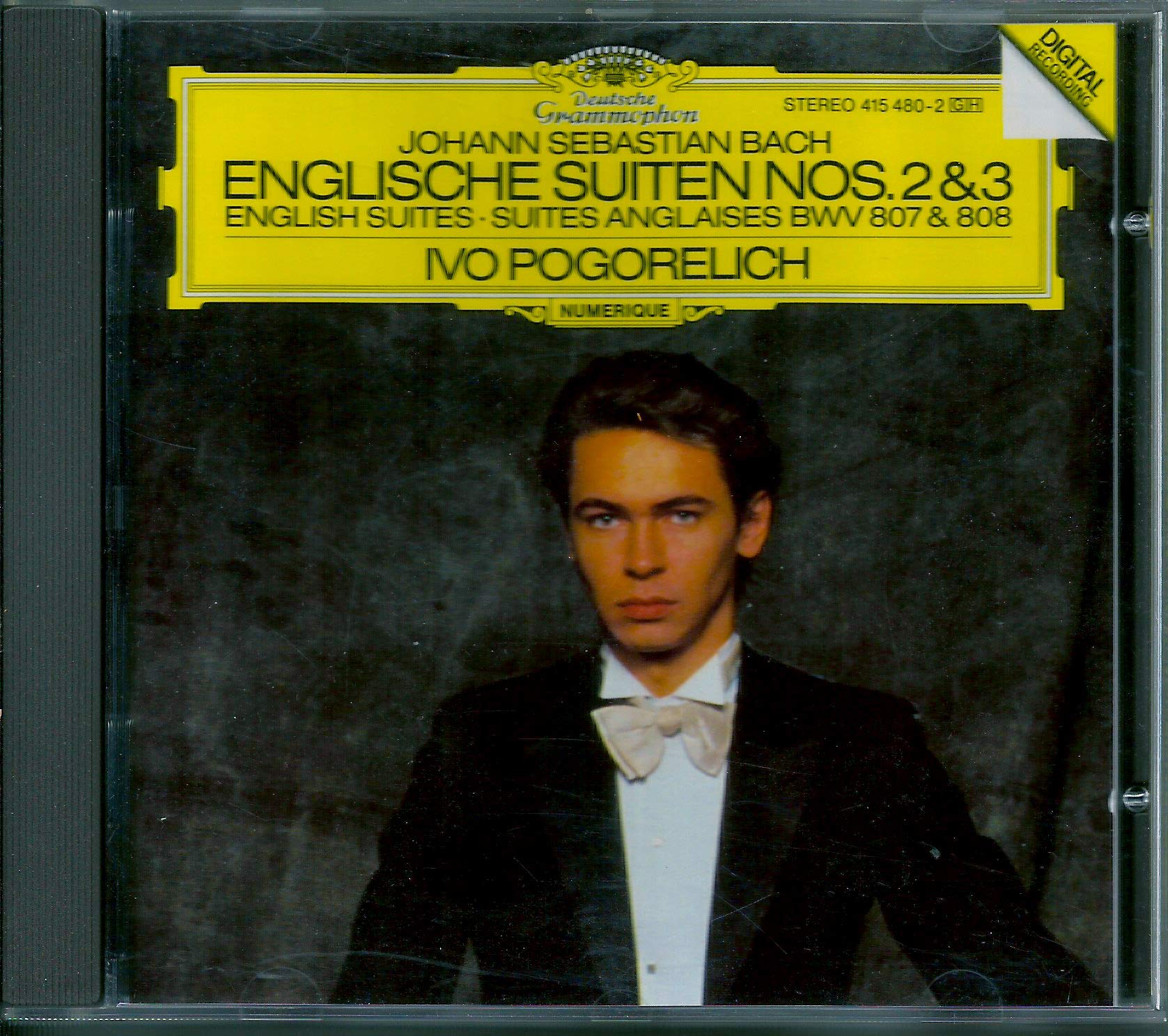 English Suites 2 & 3 [Audio CD] Bach and Pogorelich
