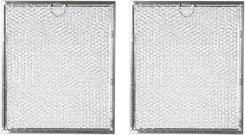 Nispira Filtro de repuesto para campana extractora de grasa para microondas compatible con GE General Electric Hotpoint WB6X486, 2 paquetes
