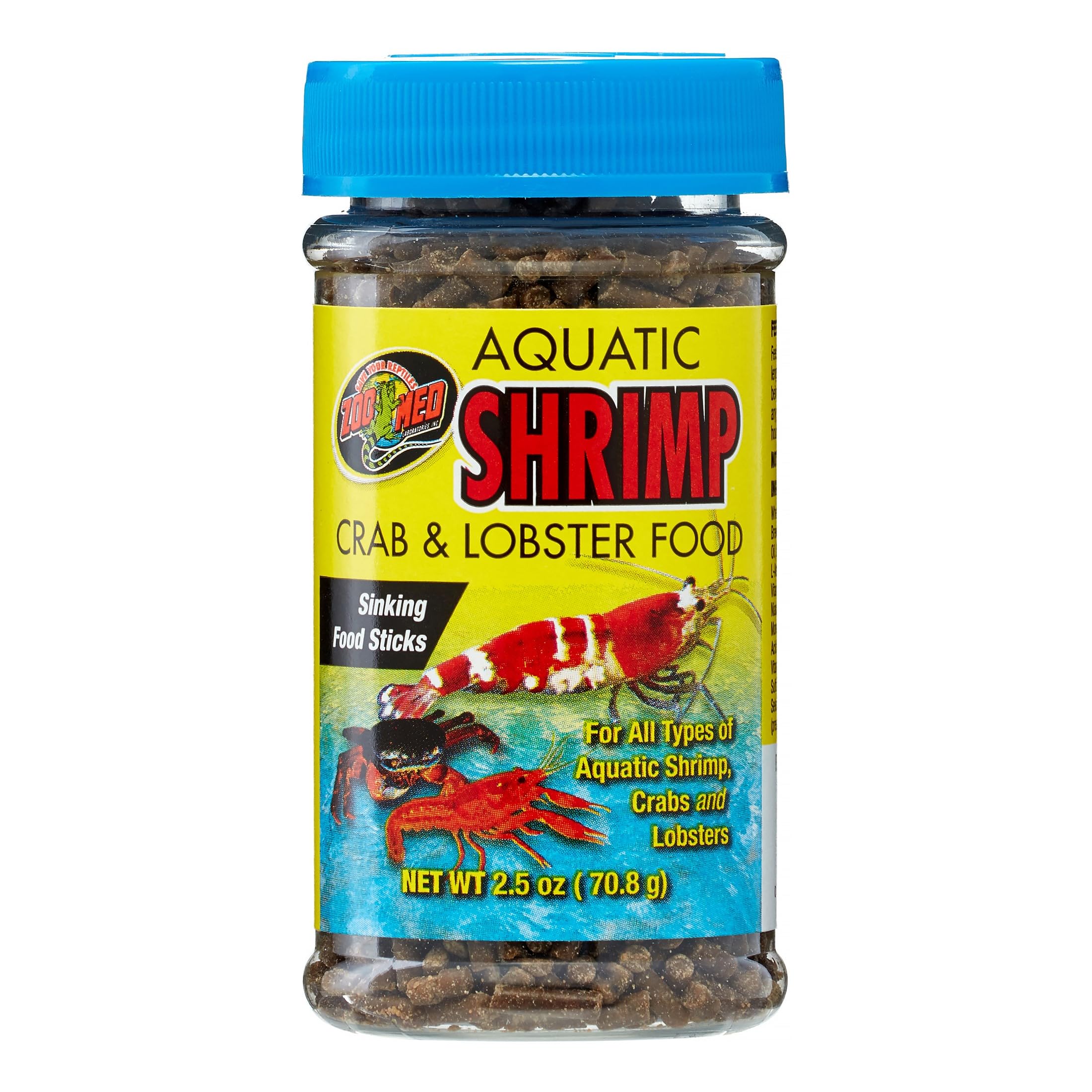 Aquatic shrimp, Crabs & Crayfish Food, 2.5oz