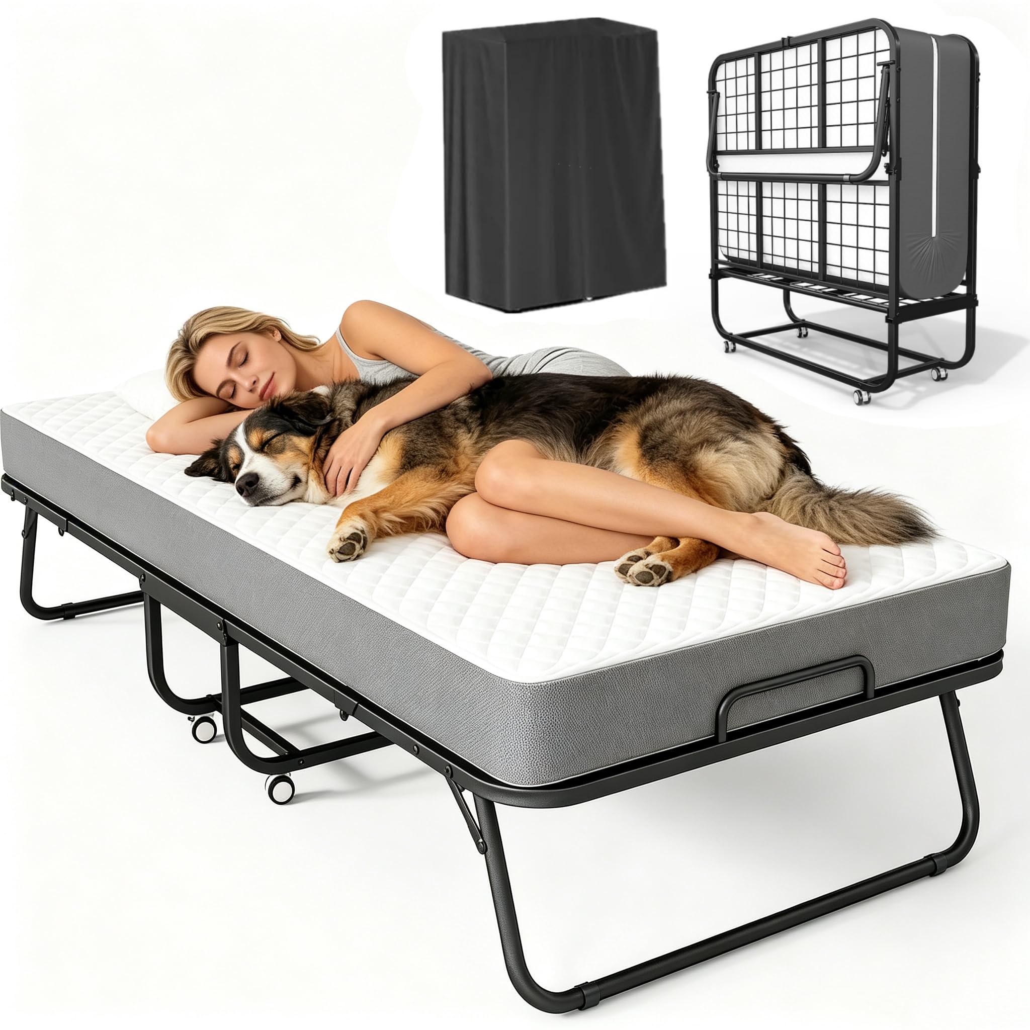 SUNCROWN 75” x 31” Folding Bed