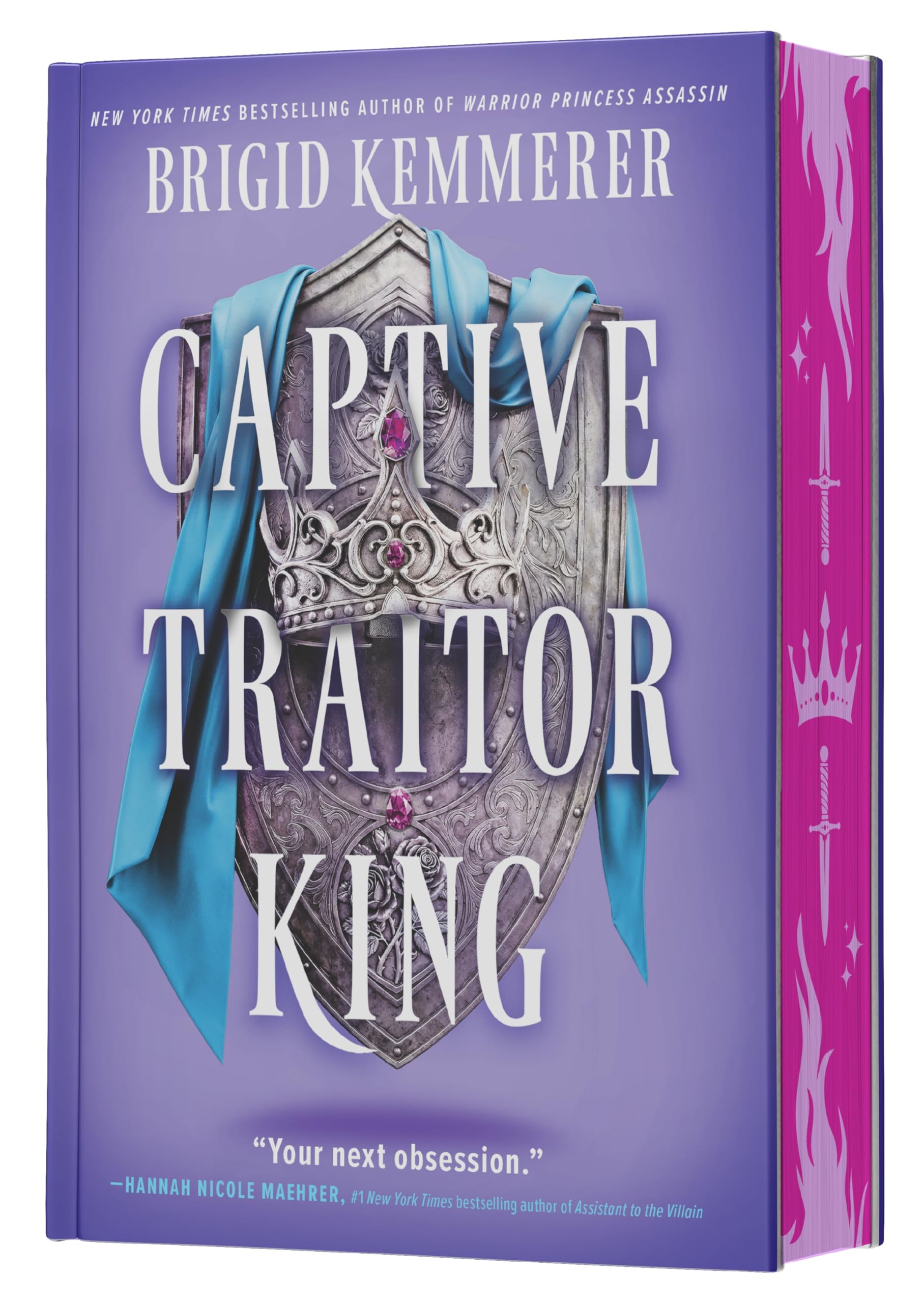 Cover of Captive Traitor King (Deluxe Limited Edition): A Novel – An Epic Royal Fantasy Romance Where Three Hearts Battle for Two Kingdoms (Braided Fate, 2)