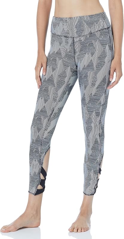 Manduka Women's Cross-Back Crop, Geo Jacquard, X-Small