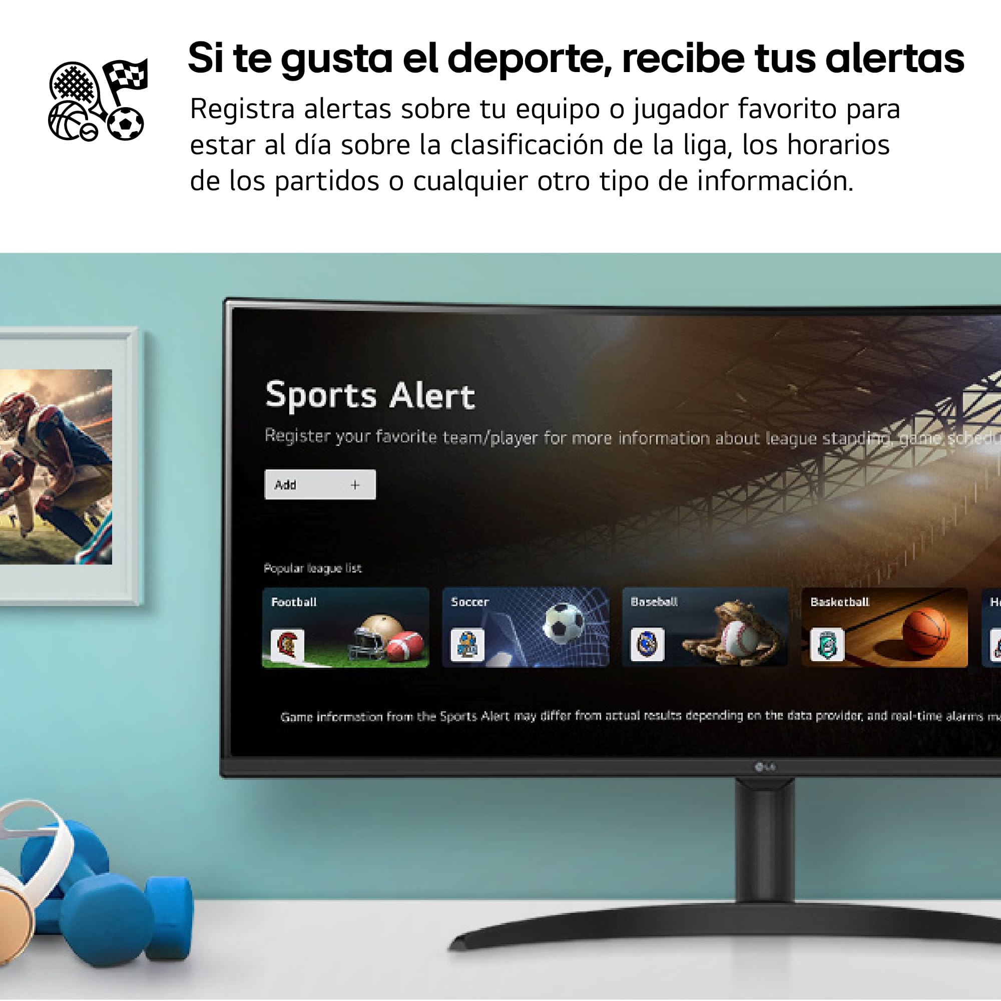 LG 34SR65QC-B - Smart Monitor, 34", Pantalla VA, 3440x1440 UWQHD, VA, (21:9), webOS23, 300 nits, con Mando, Sin Cámara, Inclinación Ajustable, Negro