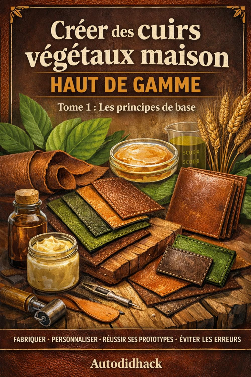 Créer des cuirs végétaux haut de gamme: Tome 1 : Les principes de base