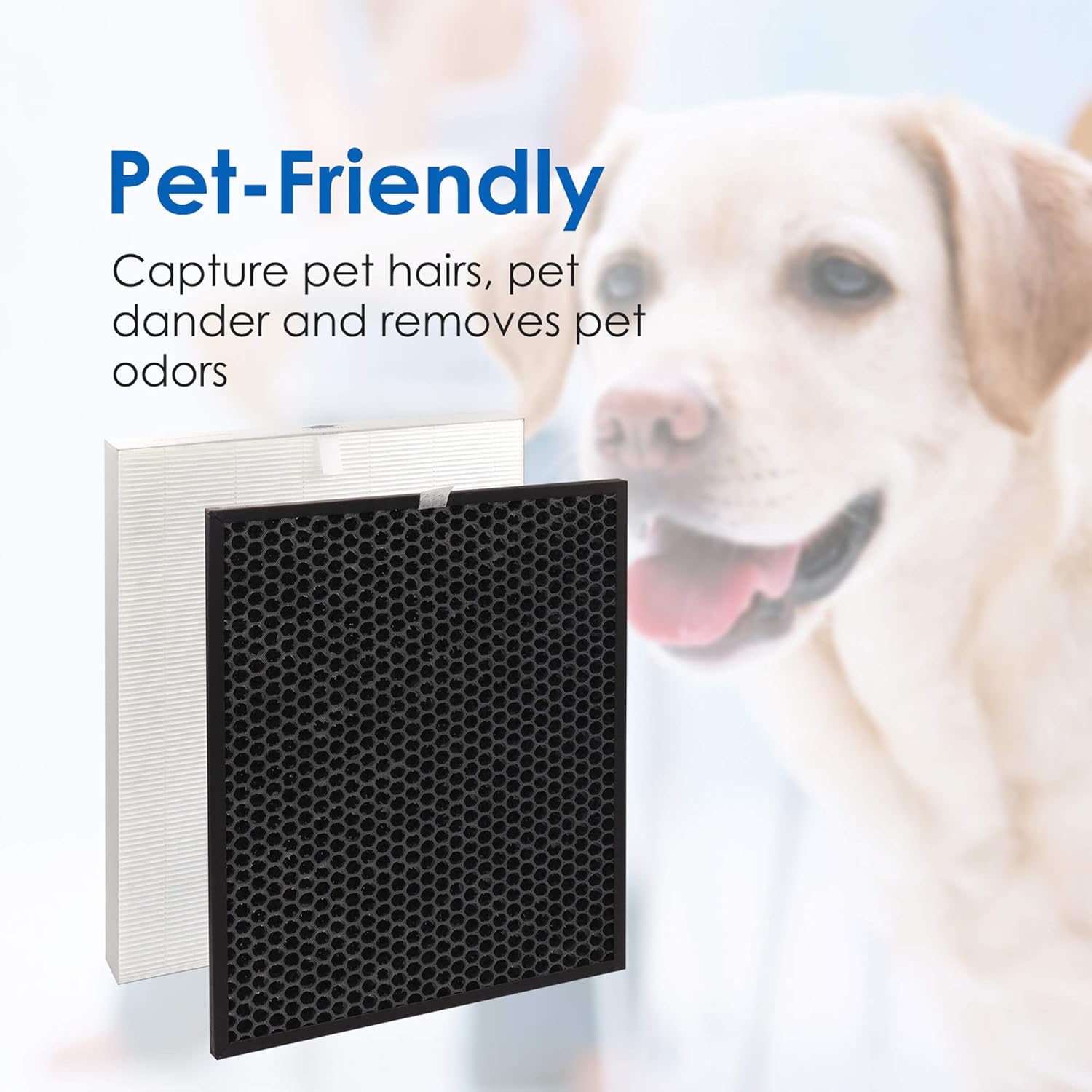 Flintar HR900 Replacement Filter T, Compatible with Winix HR900 Air Purifier, H13 Grade Filtration and Activated Carbon Filter, Part Number 1712-0093-00, 1-Pack - Image 4