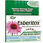 ESBERITOX Supercharged Echinacea - 200 Tablets - Immune Support Herbal Supplement with Wild Indigo Root & Purple Coneflower - Clinically Tested - Made in Germany