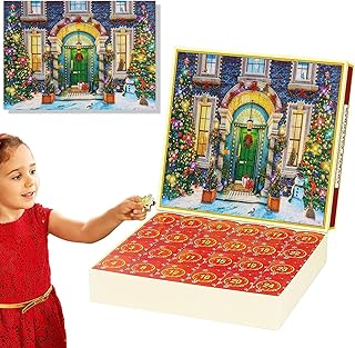 Christmas Advent Calendar 2023,24 Days Christmas Jigsaw Puzzles,Holiday Puzzles for Adults And Kids - Christmas Advent Calendar 1008 Pieces Christmas Puzzles Toys Gift