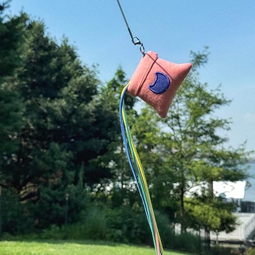 Juguete de gato con vara de juego emplumado, para todos los tamaños de raza