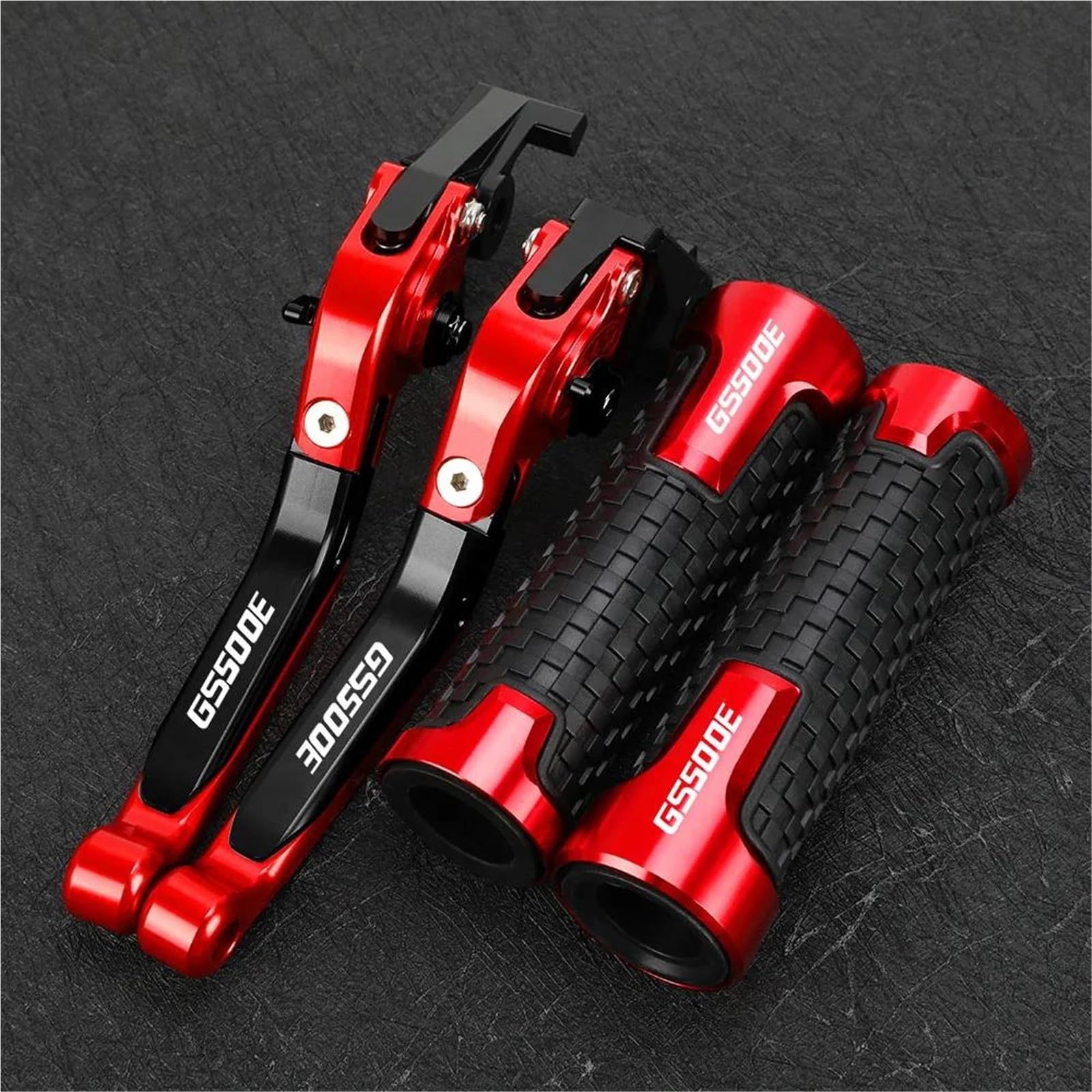 Leviers frein et embrayage Suzuki GS500E 1994-1998 rouge