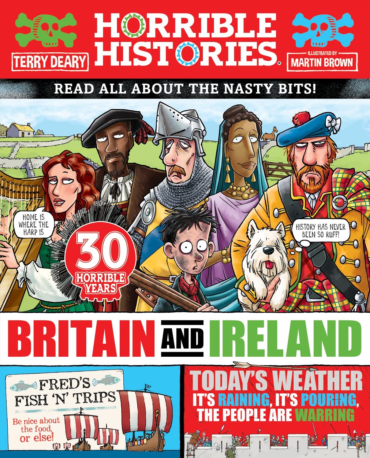 Horrible History of Britain and Ireland (newspaper edition) by Terry Deary