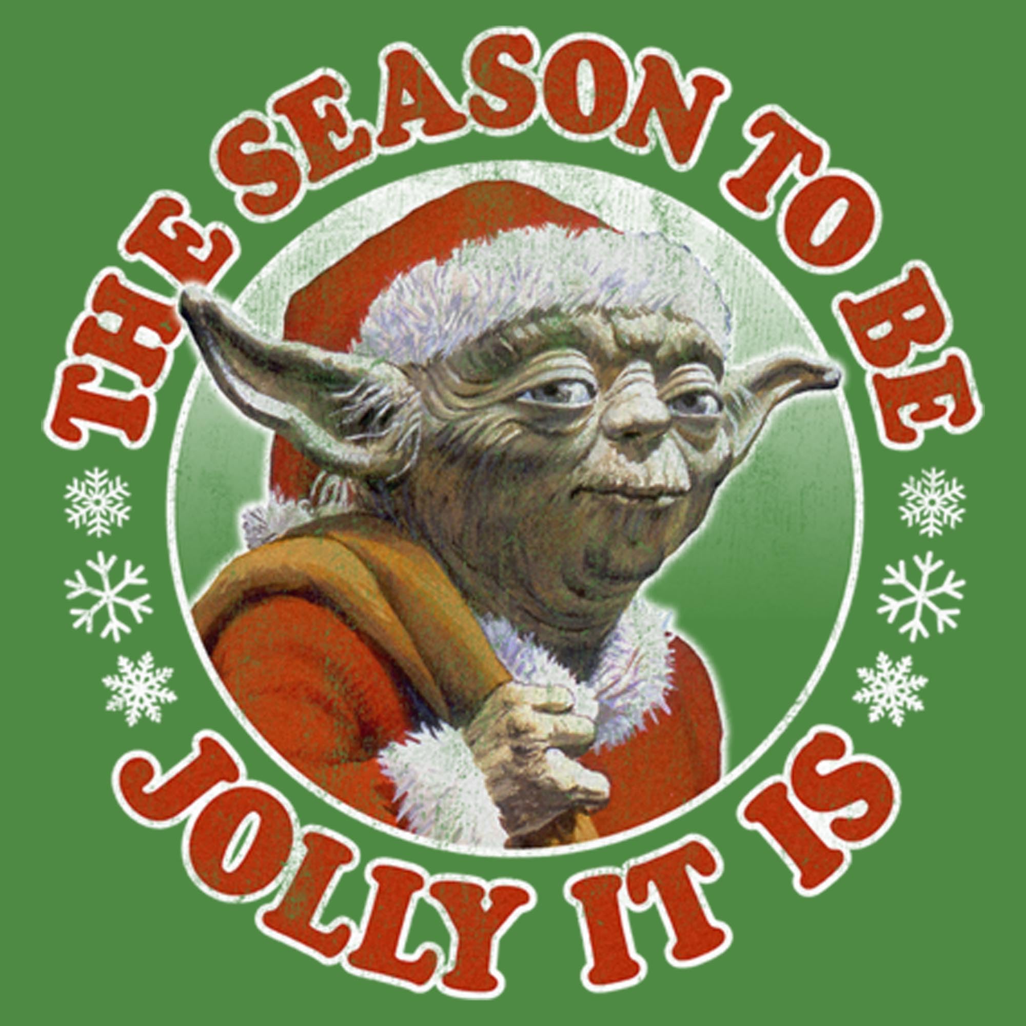 Star Wars Officially Licensed Jolly Yoda Men's tee Camiseta para Hombre