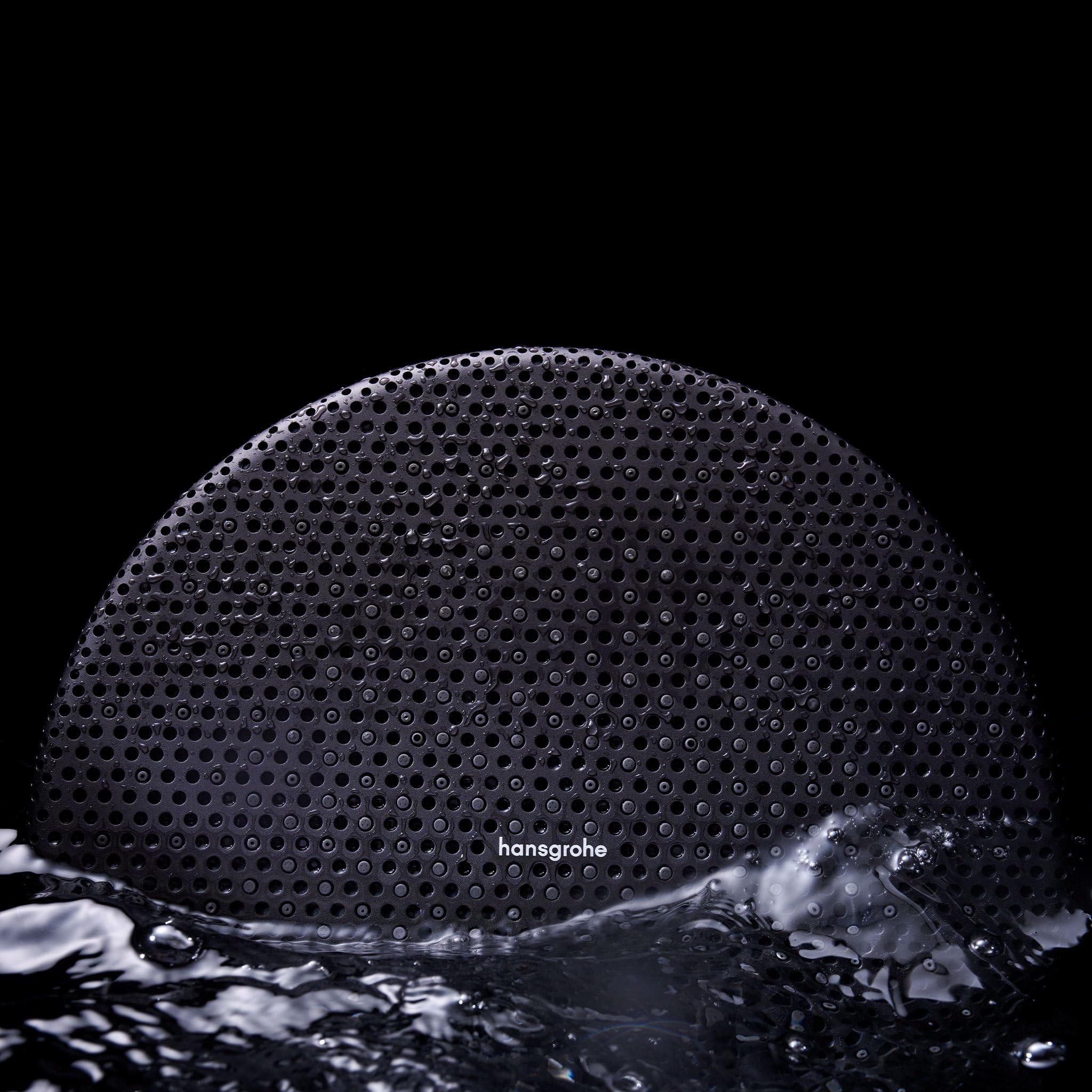 hansgrohe Raindance Alive S - rociador de ducha max. 6 l/min (EcoSmart+), ducha fija redondo (300 mm), cabezal de ducha lluvia para conexión pared y techo, bronce cepillado, 24523140