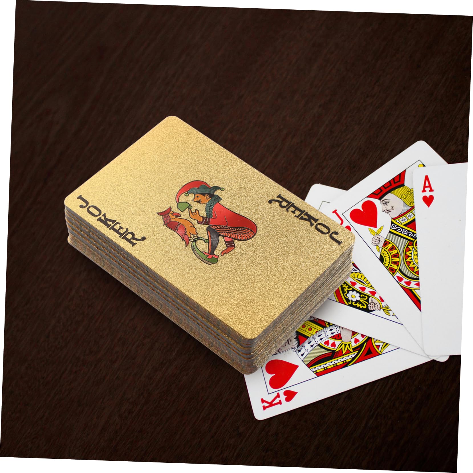 Alasum 4confezioni Poker Placcate Impermeabili Per e Intrattenimento Design e Resistente Divertimento Per Età