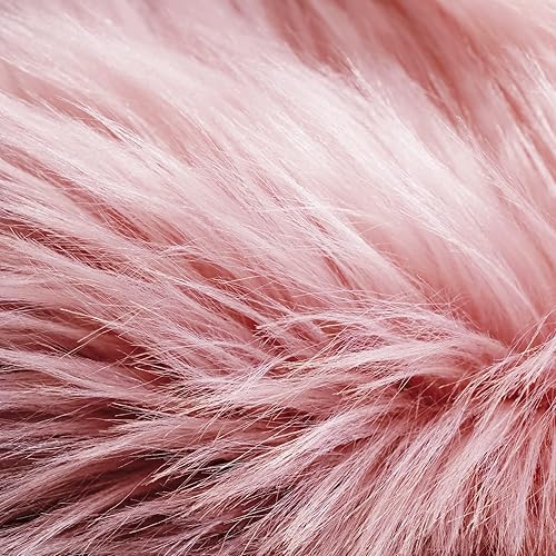 Miniatura 43 de SERISSA Alfombra suave y esponjosa de piel de oveja sintética, color beige, alfombra lanuda para el suelo del dormitorio, alfombra mullida