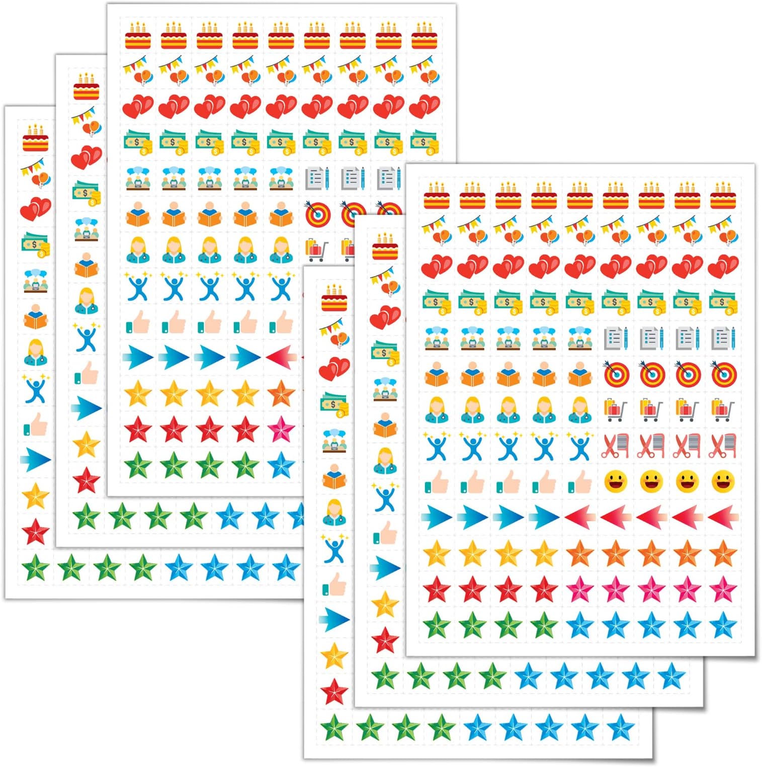Daily Planner Stickers for Calendars: (Set of 700), 46 Unique Designs, Calendar Stickers for Bullet Journal, Daily Planner, Agenda or Notebook, Planner Stickers and Office Accessories by Cranbury