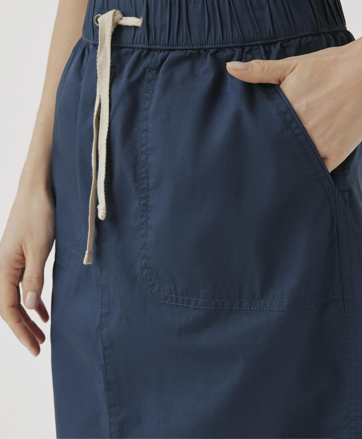 Pact Organic Cotton Women's Twill Skirt French Navy