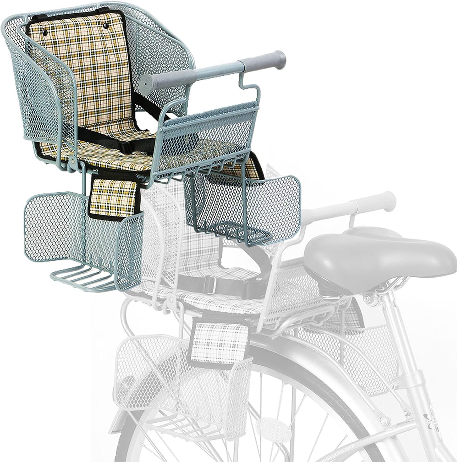 Xanperex Kid's Bike seat Rear Child Carrier Bike Chair for