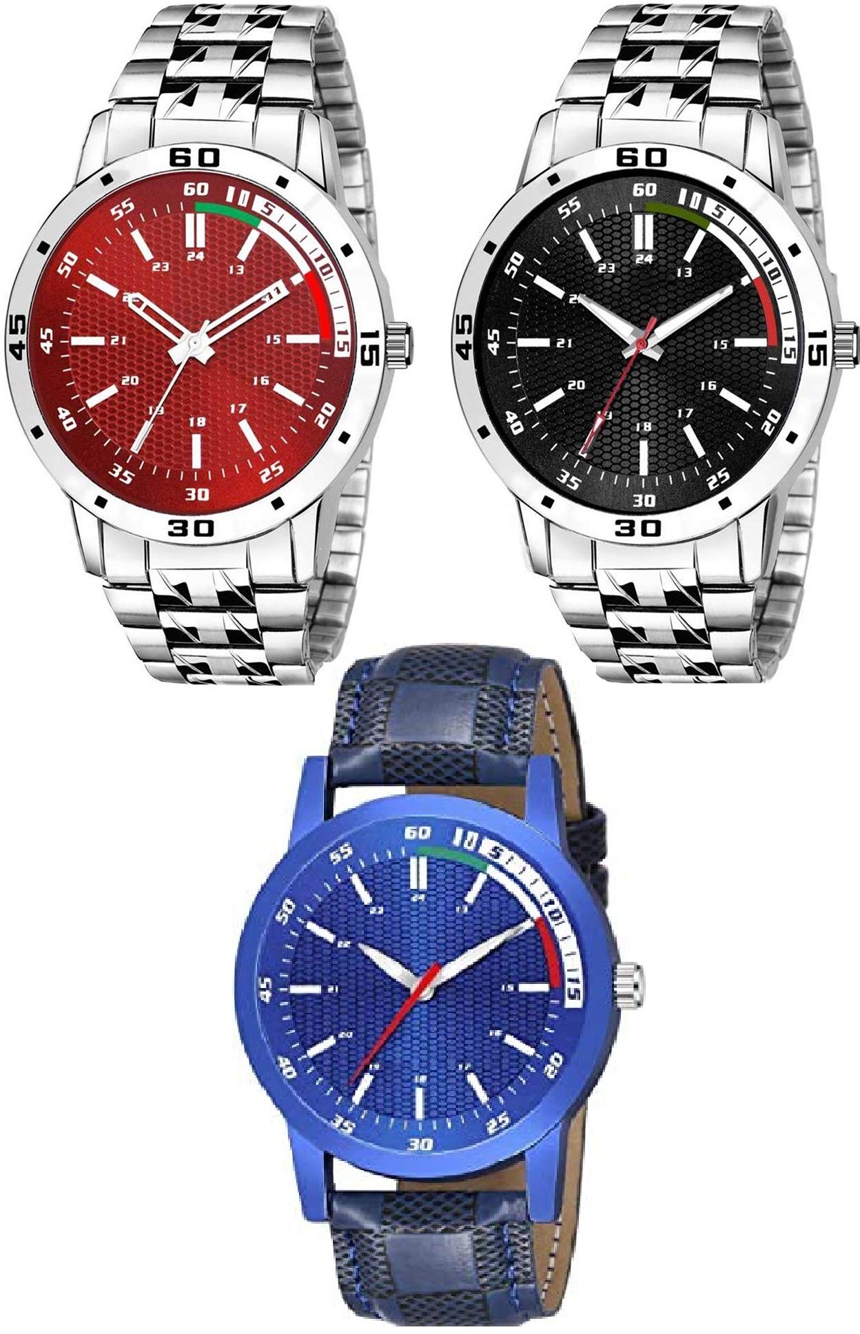 RPS FASHION WITH DEVICE OF R Mens Unique Combo Pack of 3 Analog Watches with Transparent Dial (B08QJL4Y7S) Amazon Price History, Amazon Price Tracker