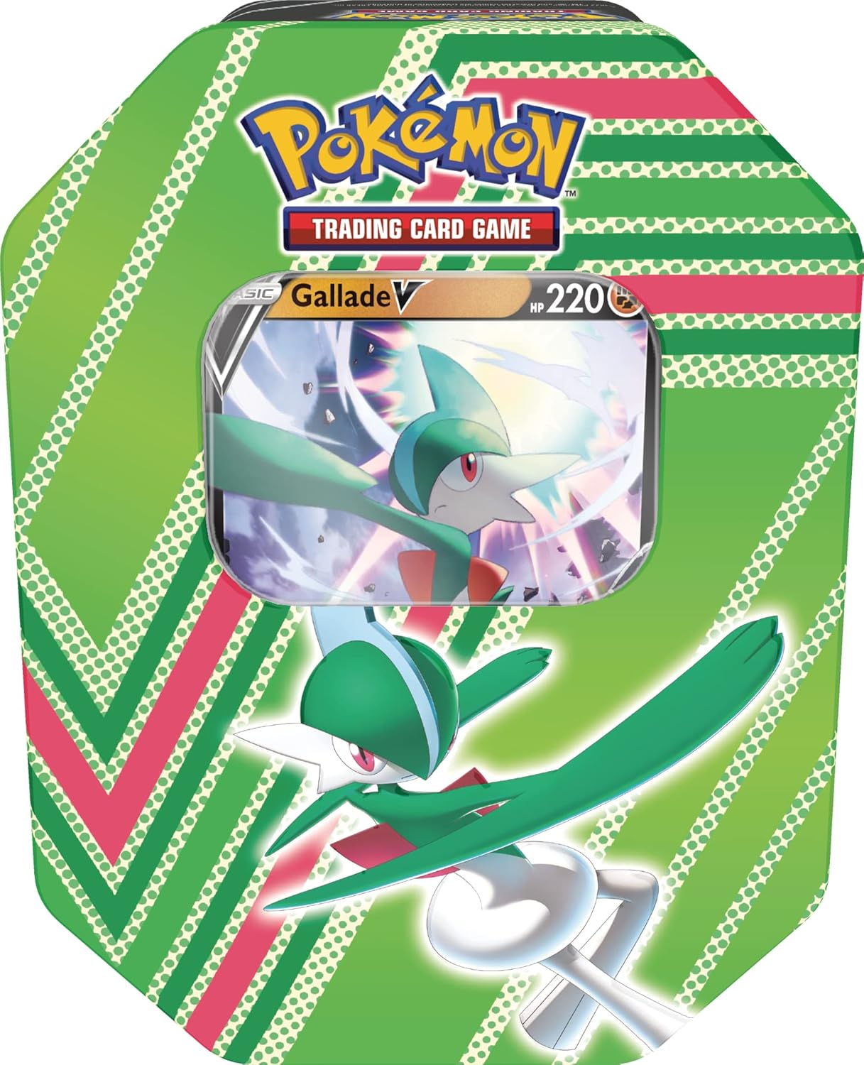 Pokémon Hidden Potential Tin – Gallade V (1 Foil Card & 4 Booster Packs)