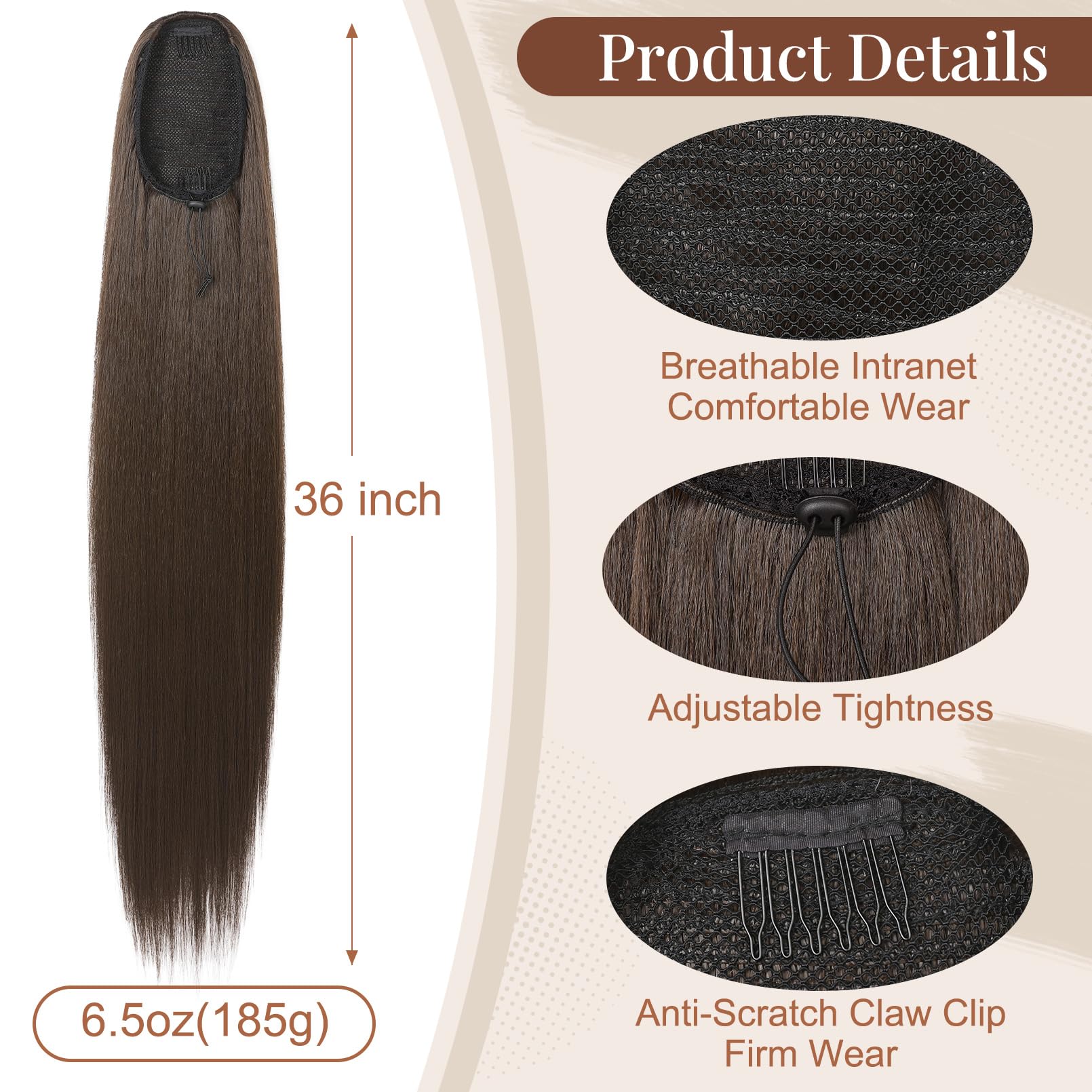 FLUFYMOOZ ponytail extension - Image 3