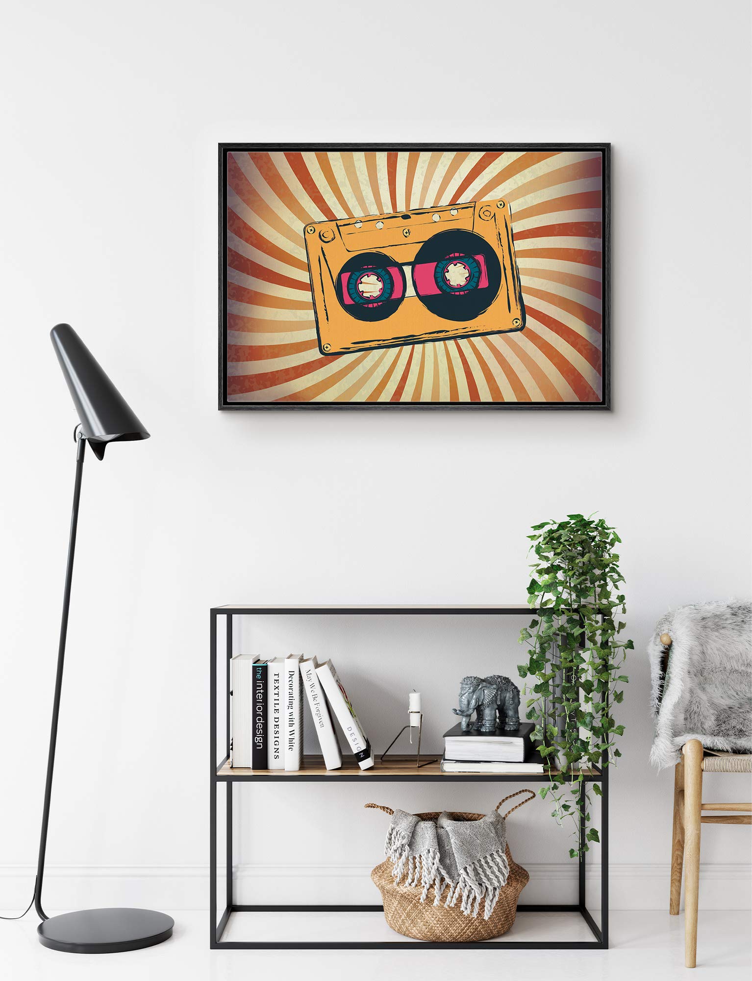 Amazon｜IDEA4WALL フレーム入り キャンバス ウォールアート