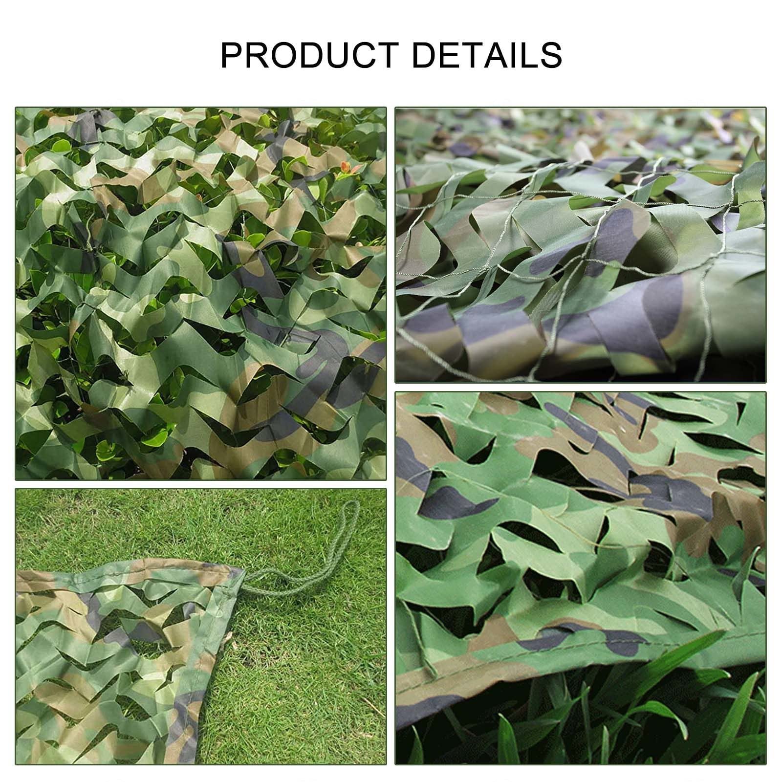 Camouflagenet met zonwering voor camping, militair en jacht
