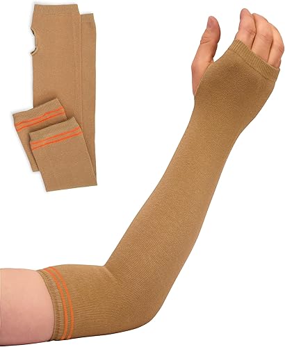 NYOrtho Geri-Sleeves - Protectores de piel para brazos, un par de protectores lavables para proteger la piel delgada sensible de desgarros y