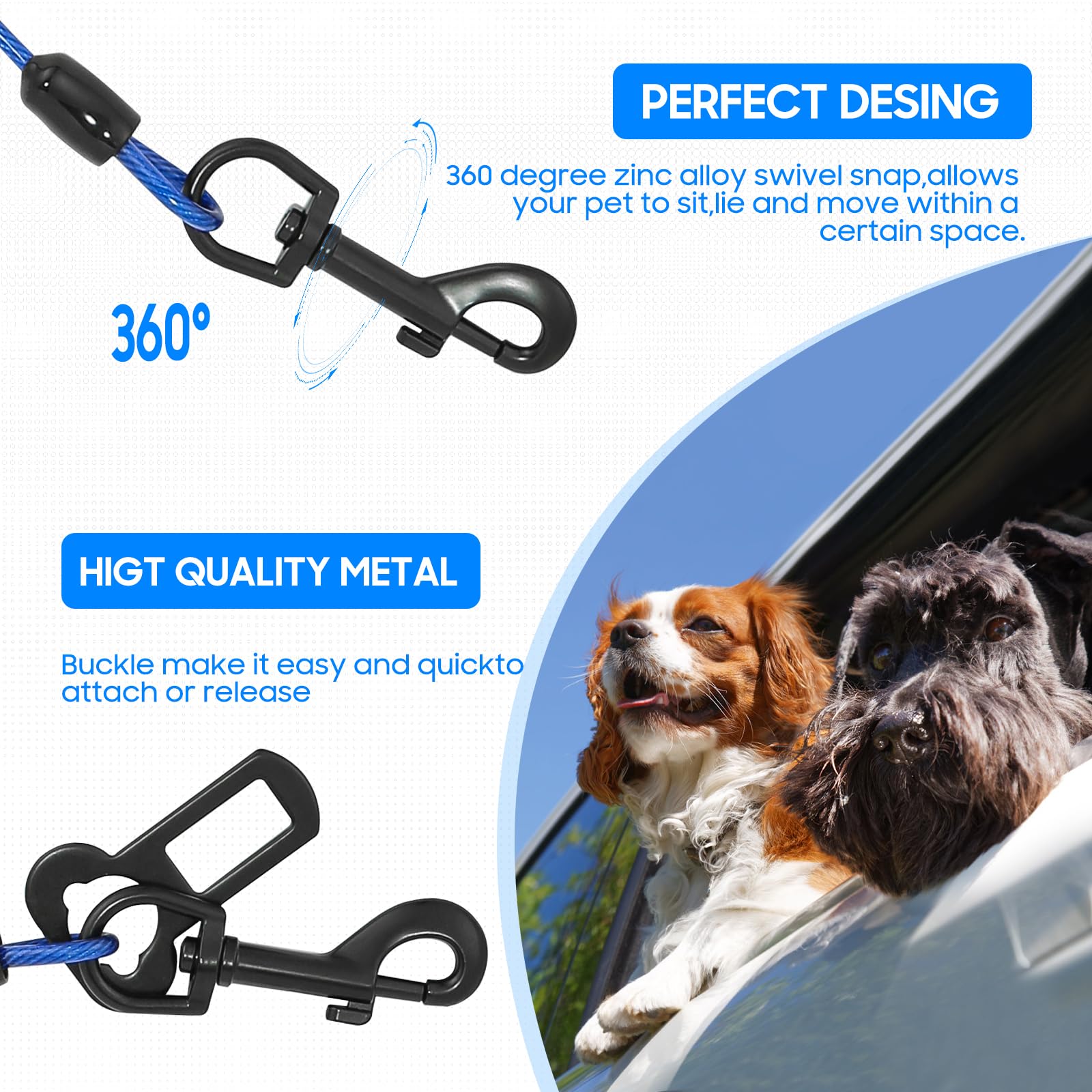 Center For Pet Safety Car Seat Sisifish Dog Car Harness - 32 Inch Chew ...