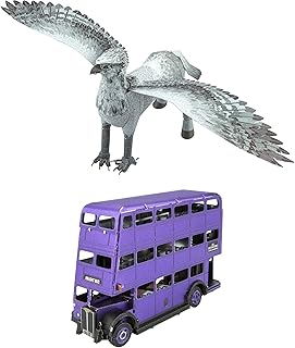 Metal Earth Fascinations 3D Metal Model Kits Harry Potter Set of 2 - Buckbeak - Knight Bus