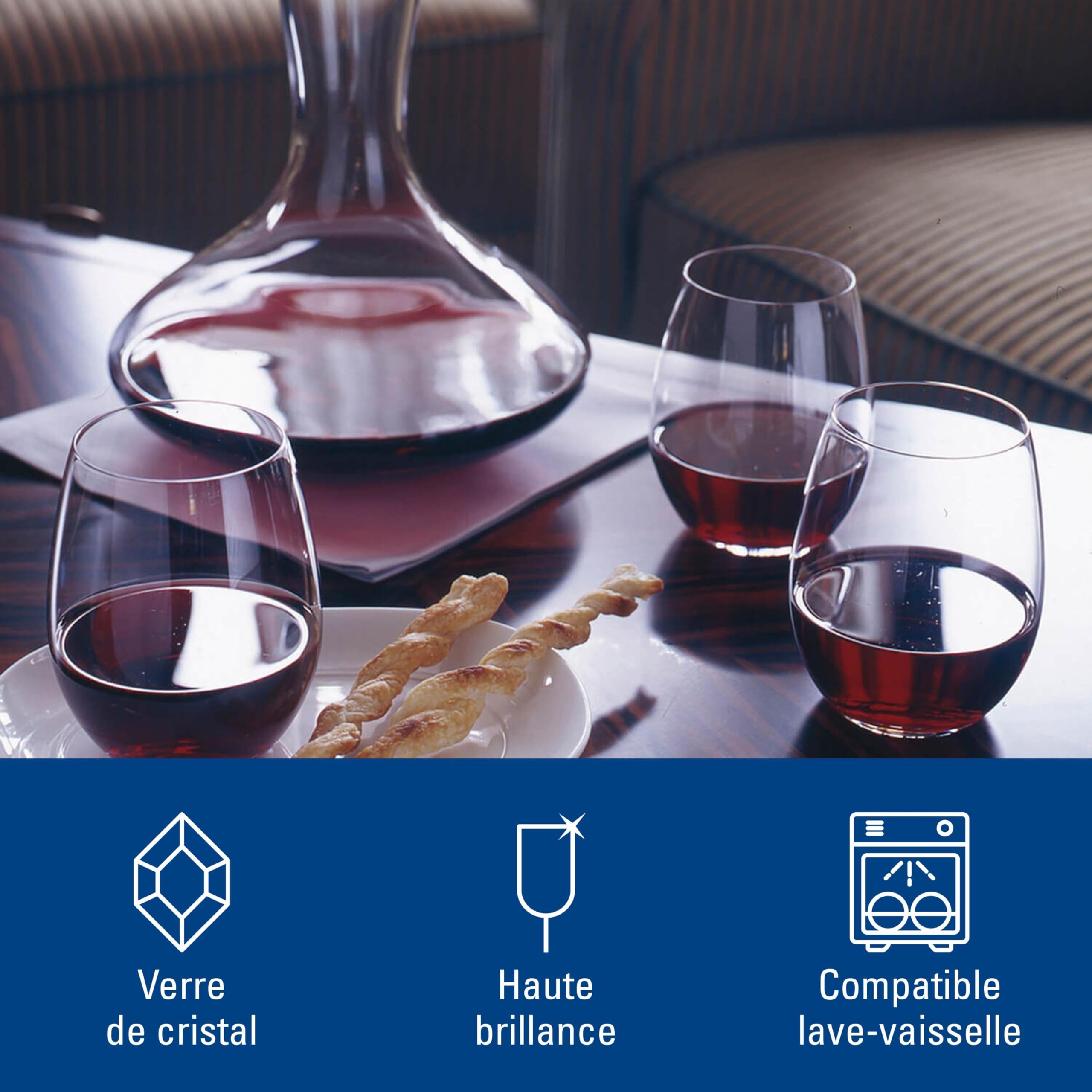 Villeroy & Boch - Entree Ensemble de Verres à Eau Set 4 Pièces Transparent, Garanti Lave-Vaisselle, Gobelet à Eau, Verre à Jus et Soda, Verre à Boire, Service de Verres, Cristallin