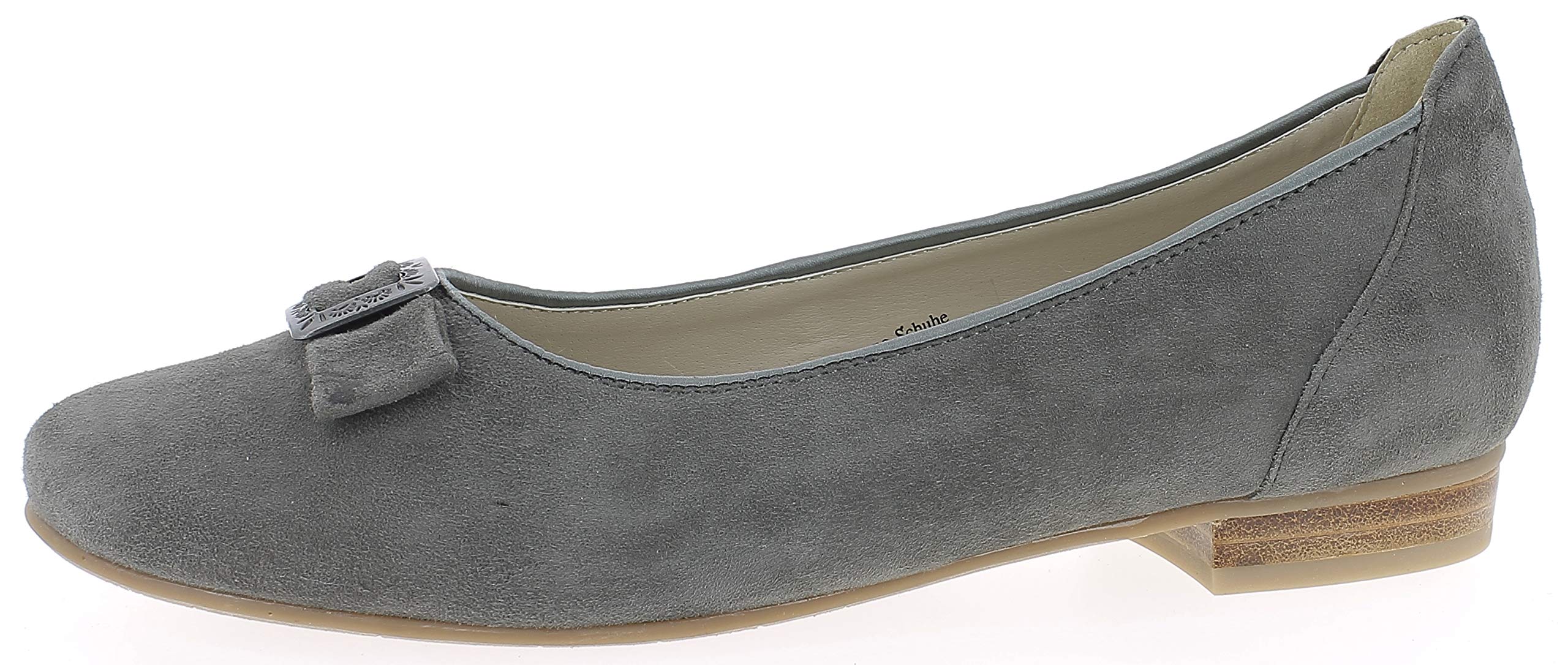 HIRSCHKOGEL Women’s 3006826 Ballet Flats Grey Size: 5 UK