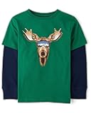 Boys' Long Sleeve Graphic Layered T-Shirt